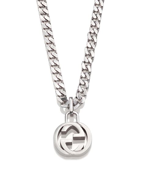 amazon bubble gucci 20inch mens neckless with box tongue clasp|Gucci Necklaces for Men .